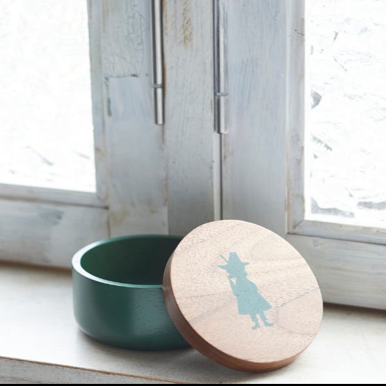 ムーミン スナフキン 木製 アクセサリーケース 小物入れ オシャレ雑貨 グッズ 指輪収納【ニチガン】