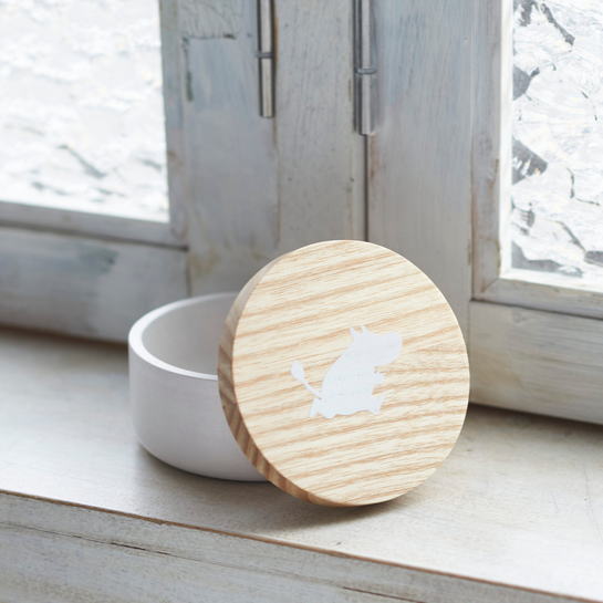 ムーミン 木製 アクセサリーケース 小物入れ オシャレ雑貨 グッズ 指輪収納【ニチガン】