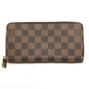 ルイヴィトン ジッピーウォレット ラウンドファスナー ダミエ ブラウン 長財布 N41661 LOUIS VUITTON Aランク 中古(4)