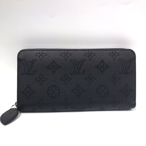 ルイヴィトン ラウンドジッピー モノグラムマヒナ レザー ブラック ファスナー 長財布 黒 M61867 LOUIS VUITTON Aランク 中古 ルイヴィトン ラウンドジッピー モノグラムマヒナ レザー ブラック ファスナー 長財布 黒 M61867 LOUIS VUITTON Aランク 中古