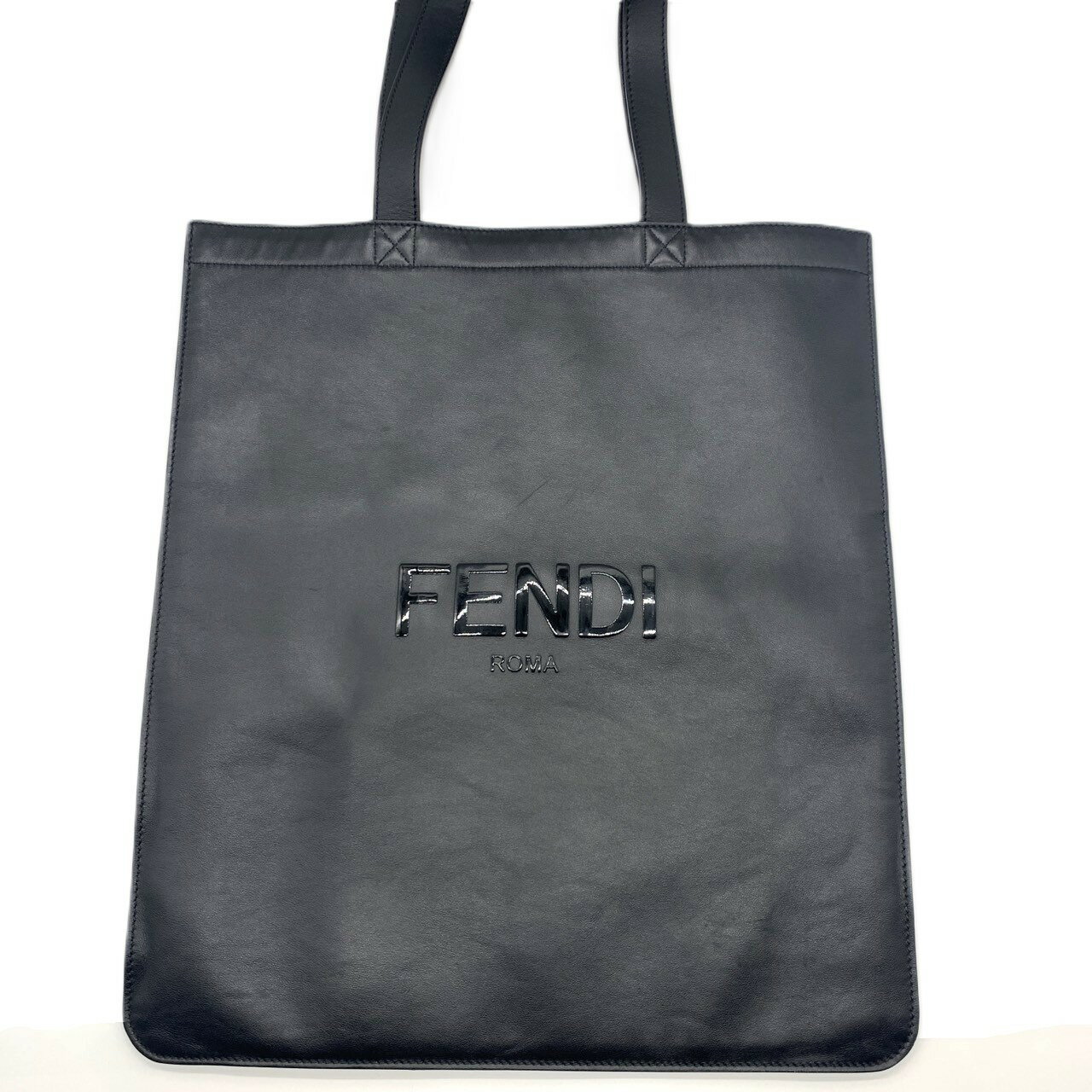 楽天コレクション神戸byブランドリッツ【絶対お得!!クーポンあり＆10％OFF】フェンディ トートバッグ バッグ レザー メンズ レディース ブラック系 7VA538 FENDI ABランク 中古