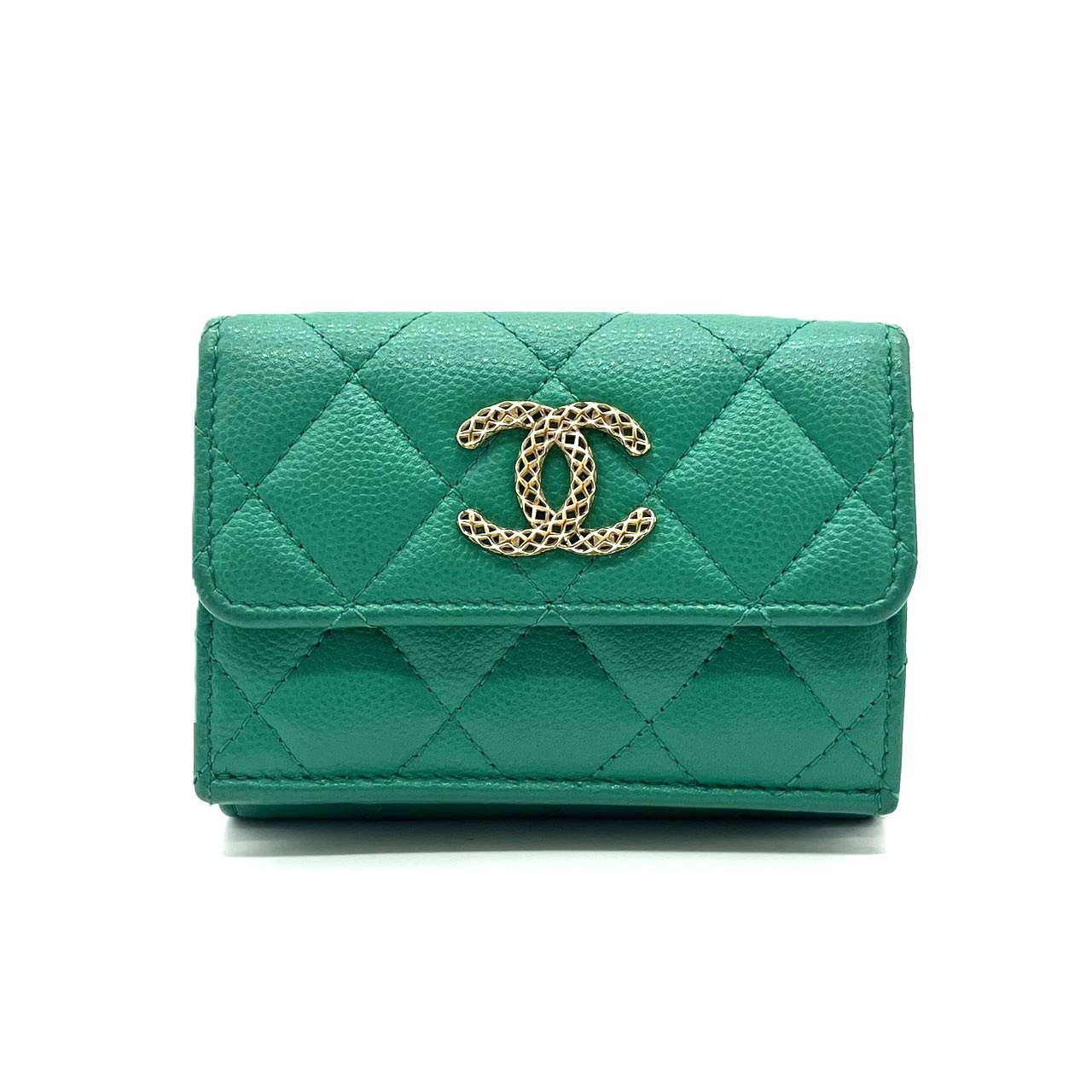 CHANEL マトラッセ ケース グリーン・お財布 楽天市場】シャネル 財布 グリーン（レディース財布｜財布・ケース