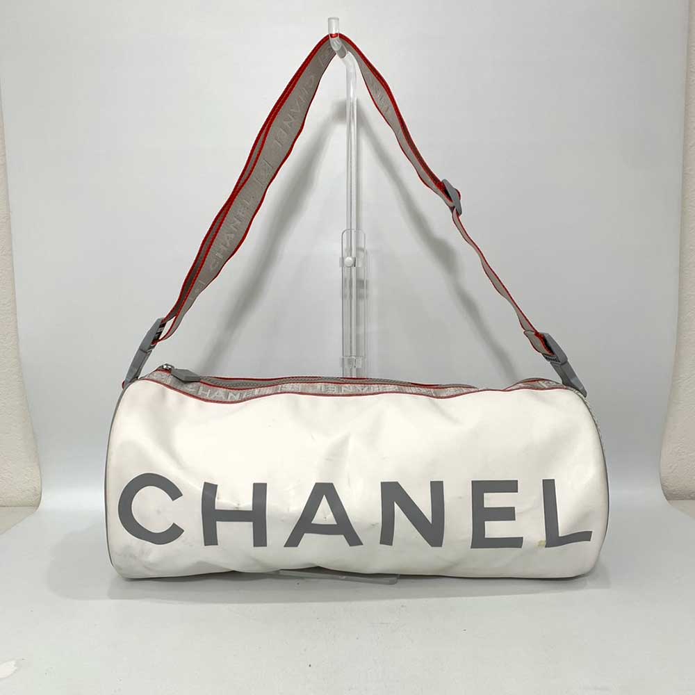 極美品】CHANEL シャネル スポーツライン ボストンバッグ 極美品】CHANEL シャネル スポーツライン ボストンバッグ