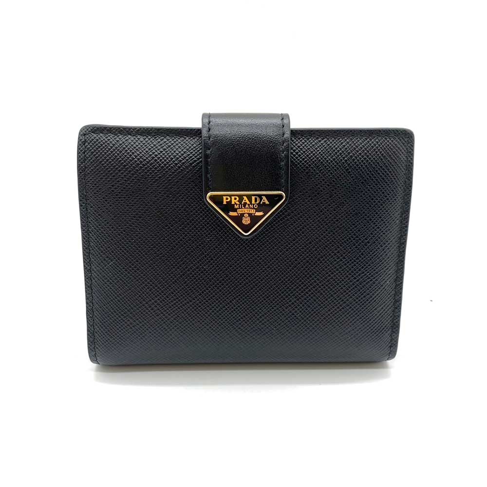 楽天市場】prada 二つ折り 財布 三角ロゴの通販
