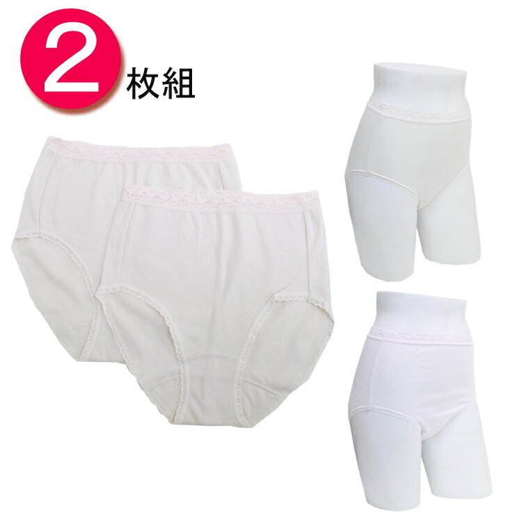 レディース ショーツ トルファン綿 20-294 20-550 2枚組 送料無料 綿 丈長 ストレッチ 深め レギュラー ゆったり パンツ パンティ 下着 (03696)