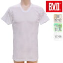インナー メンズ B.V.D. U首半袖Tシャツ FE314 単品 紳士肌着 ブランド肌着 半袖シャツ インナーシャツ アンダーシャツ bvd uネック u首 ビジネスインナー 綿100% コットンインナー(03560)(4)