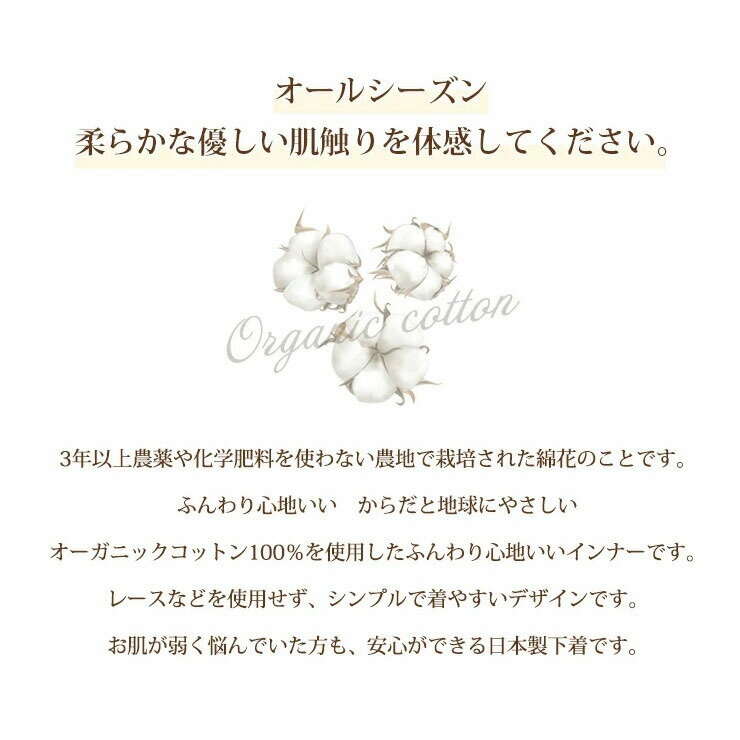 インナー レディース SUBROSA オーガニ...の紹介画像3