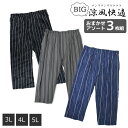 メンズ ステテコ アソート 大きいサイズ 前開き すててこ 3枚組 送料無料 おまかせ まとめ買い エコテコ 部屋着 夏 リラコ ルームウェア パンツ 父の日 敬老の日 肌着 3l 4l 5l (06238)