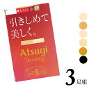 レディース アツギ ストッキング New 引きしめて美しく FP12113P 3足組 送料無料 婦人 アツギストッキング 伝線しにくい ストッキング パンティストッキング 足首着圧10hPa 着圧ストッキング まとめ買い パンスト 静電気防止 補強トウ atsugi(06649)