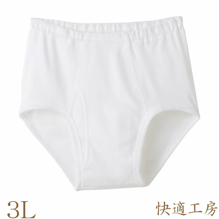 樂天商城 - ブリーフ メンズ GUNZE 快適工房 天引ブリーフ 前あき KH5031 単品 3lサイズ ゆったり 大きいサイズ グンゼ 快適工房 gunze 紳士下着 アンダーウェア(01629)
