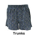 トランクス メンズ 下着 デザインおまかせ 単品 紳士下着 男性用 メンズ下着 アンダーウェア アンダーパンツ 綿(00228)