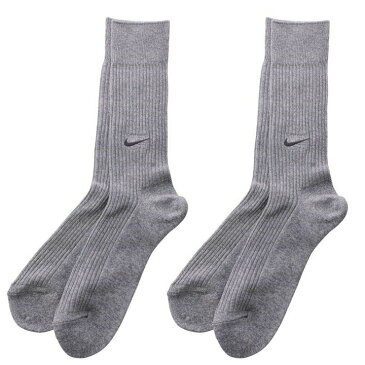 靴下 メンズ NIKE/ナイキ クルーソックス 2足組 ナイキ 靴下 メンズ ソックス メンズ ビジネスソックス メンズ ブランド 靴下 メンズ ブランド nike リブソックス クルーソックス(00426)