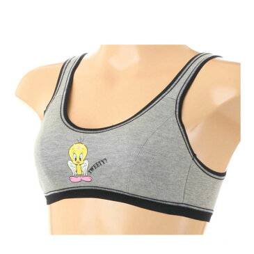 【アツギ】キャラクター　ブラジャー　ハーフトップ tweety!(C9934S) です。/ブラジャー ノンワイヤー//リラックス ブラ/ハーフトップ/キャラクター/トゥイーティー/かわいい/中高生/学生/ジュニア/（00805）