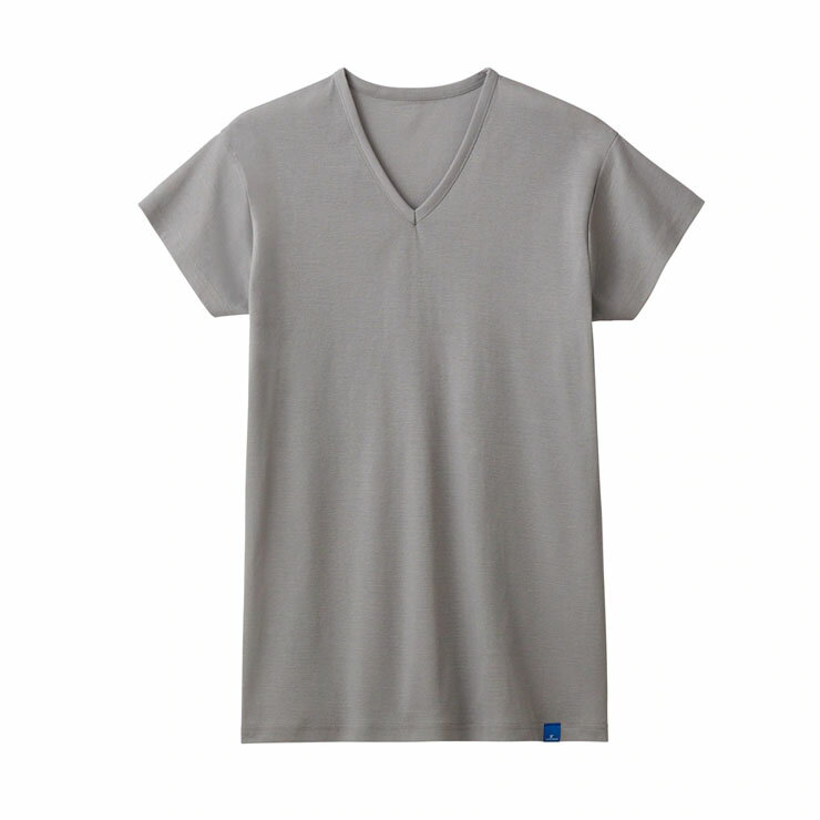 vネック tシャツ MCA515H グンゼ クールマジック 綿100 メンズ インナー 半袖 シャツ 冷感 夏 汗取り (05141)