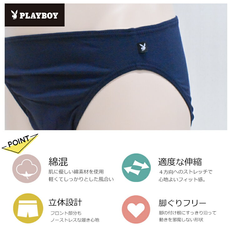 【2点以上お買い上げで送料無料】 メンズ パンツ アツギ PLAYBOY ミニビキニ M2000...