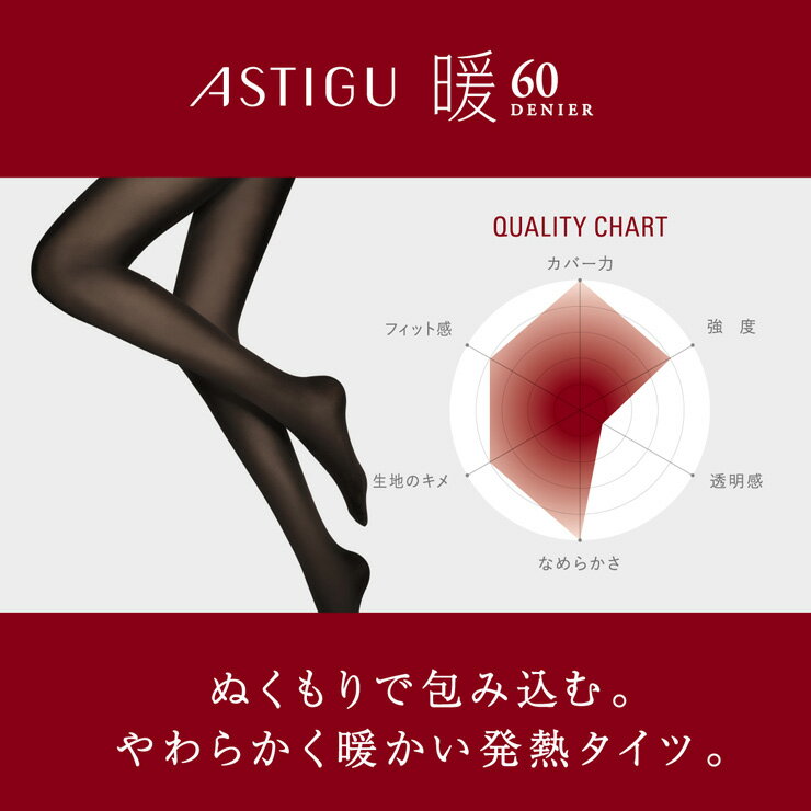 タイツ レディース アツギ ASTIGU 暖 60デニール AP8060 3足組 送料無料 アツギ タイツ まとめ買い アスティーグ 婦人 透け感 秋冬 60d あったか 暖かい 光発熱 ヌードトウ atsugi astigu（05466） 2