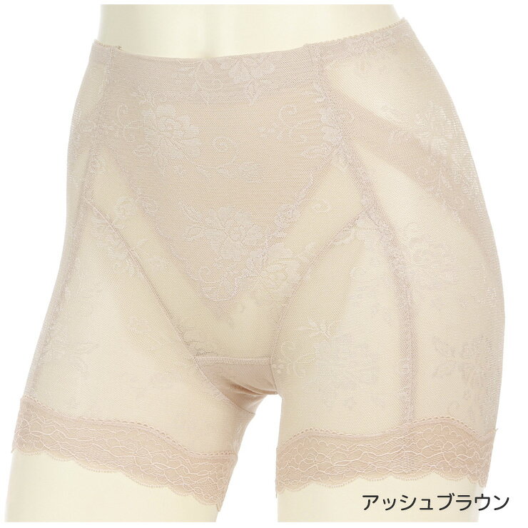 ガードル スタンダード ヒップメイク 花柄涼肌メッシュ 63521AS アツギ スタンダード丈 吸汗速乾 快適 ショーツ お腹押え ヒップアップ 一枚履き可能 夏 ぽっこりお腹 補正下着 レディース(06071) collection2-10008842 インナー専門店コレクションストア サンプル画像3