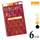 ストッキング レディース 着圧 アツギ 引きしめて美しく ゆったりサイズ FP12713P 6足組 送料無料 atsugi 伝線しにくい 引き締め つま先丈夫 ...