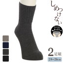 靴下 メンズ 締め付けない ソックス アツギ new しめつけない 足底パイル GC78262 2足組 紳士靴下 クルーソックス クルー丈 履き口ゆったり クチ...