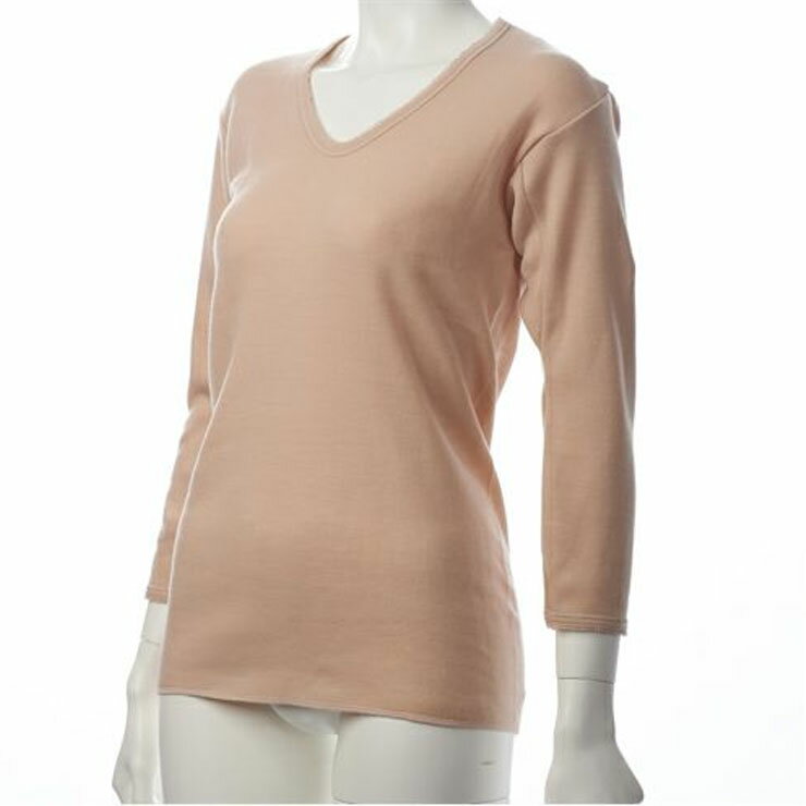 あったかインナー 裏起毛 インナー レディース as 2581-38 ノエール LLサイズ 8分袖 tシャツ 長袖 トップス 防寒 冷え性対策 暖かい アンダーシャツ 日本製 （06328） 3