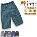 すててこ 綿100% ステテコ メンズ インナー ボトム パンツ 粋すててこ as 1240-59 前開き 男性 コットン 楊柳 高島ちぢみ 日本製生地使用 ひ...