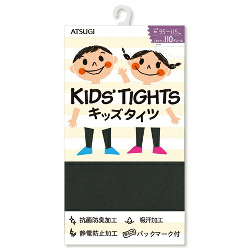 タイツ キッズ ジュニア アツギ 子供 TC6011 110デニール 単品 厚手 あったか 冬 温活 黒 白 発表会 結婚式 七五三 入学式 卒園式 スクール (01204)