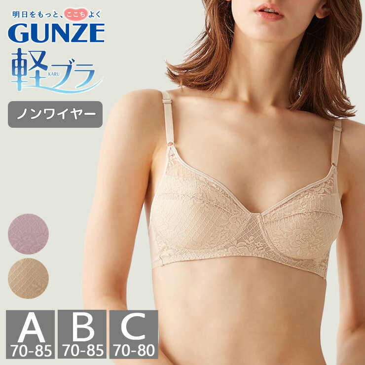 樂天商城 - ノンワイヤー ブラジャー グンゼ 軽ブラ EB1228H EB1241 単品 メッシュ 涼しい 軽い 薄い 乾きやすい しめつけない gunze レディース インナー 春 夏 肌着 下着 (01322)