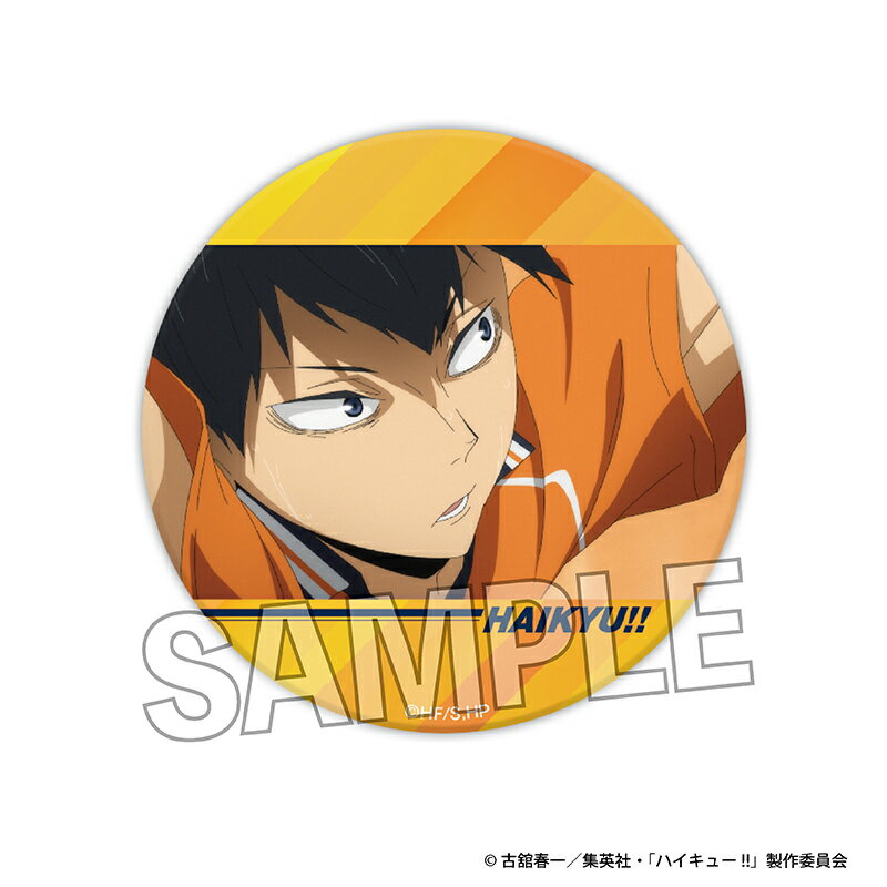 【新品/公式】 ハイキュー!!_場面写 ギラギラ缶バッジ　5 公式グッズ 公式ライセンス colleize コレイズ アニメ キャラクター グッズ