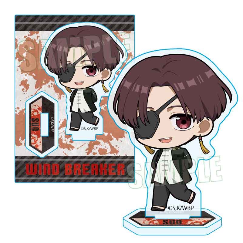 【新品/公式】 WIND BREAKER_てくトコミニスタンド/蘇枋 隼飛 公式グッズ 公式ライセンス colleize コレイズ アニメ キャラクター グッズ