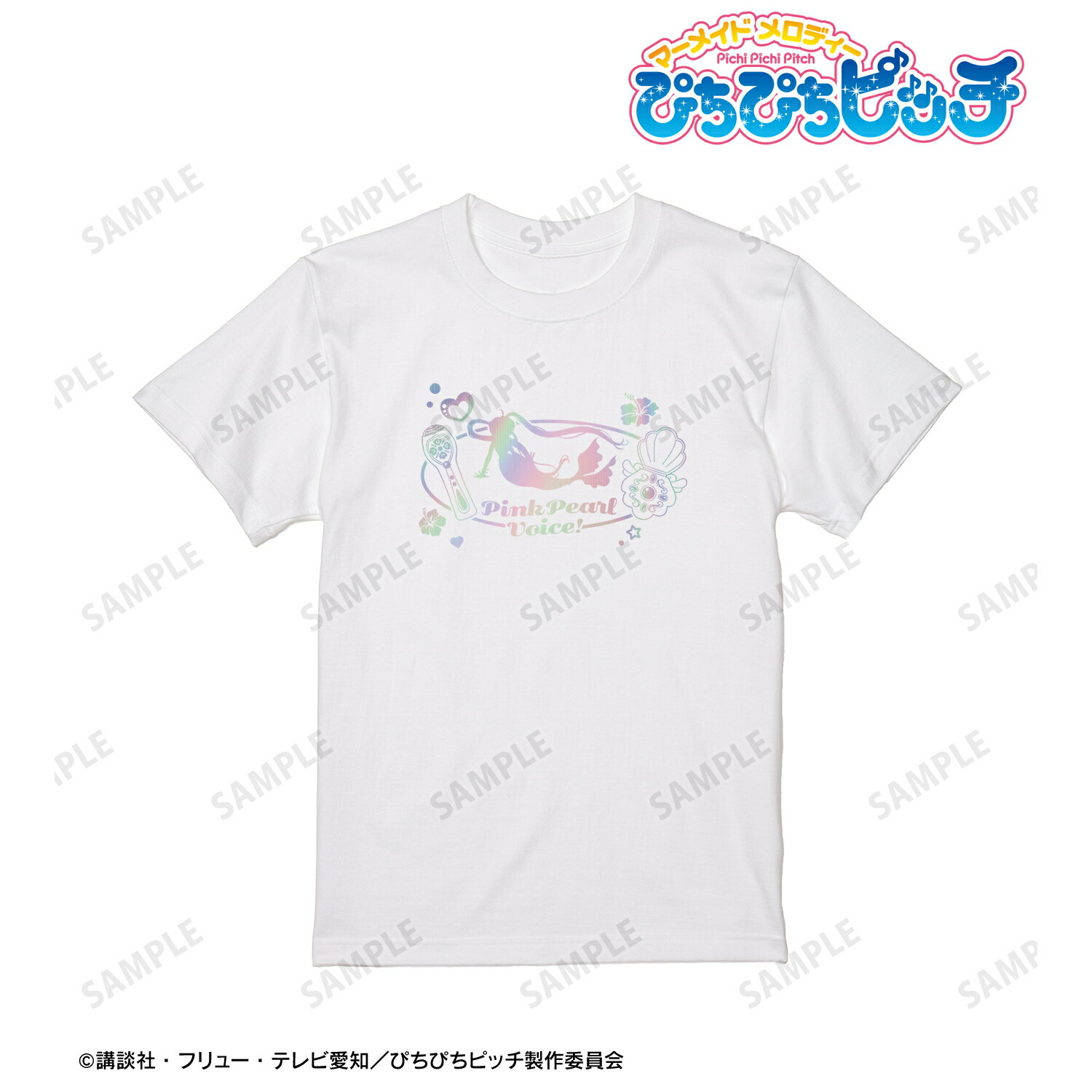 【新品/公式】 ぴちぴちピッチ_(サイズ/XL)_モチーフ柄 ホログラムTシャツレディース 公式グッズ 公式ライセンス colleize コレイズ アニメ キャ...