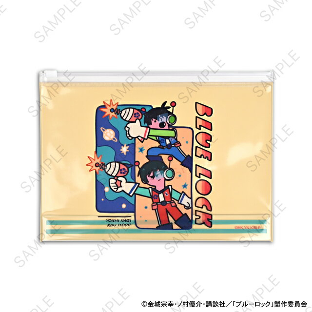 【新品/公式】 ブルーロック_水沢石鹸コラボ　ガゼットスライダーポーチ（ビビビビッ！！） 公式グッズ..