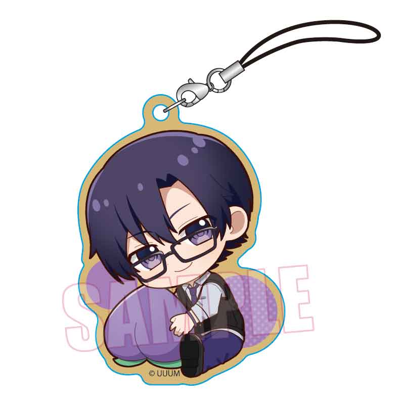 【新品/公式】 カラフルピーチ_ぎゅぎゅっと木札ストラップ /もふ 公式グッズ 公式ライセンス colleize コレイズ アニメ キャラクター グッズ