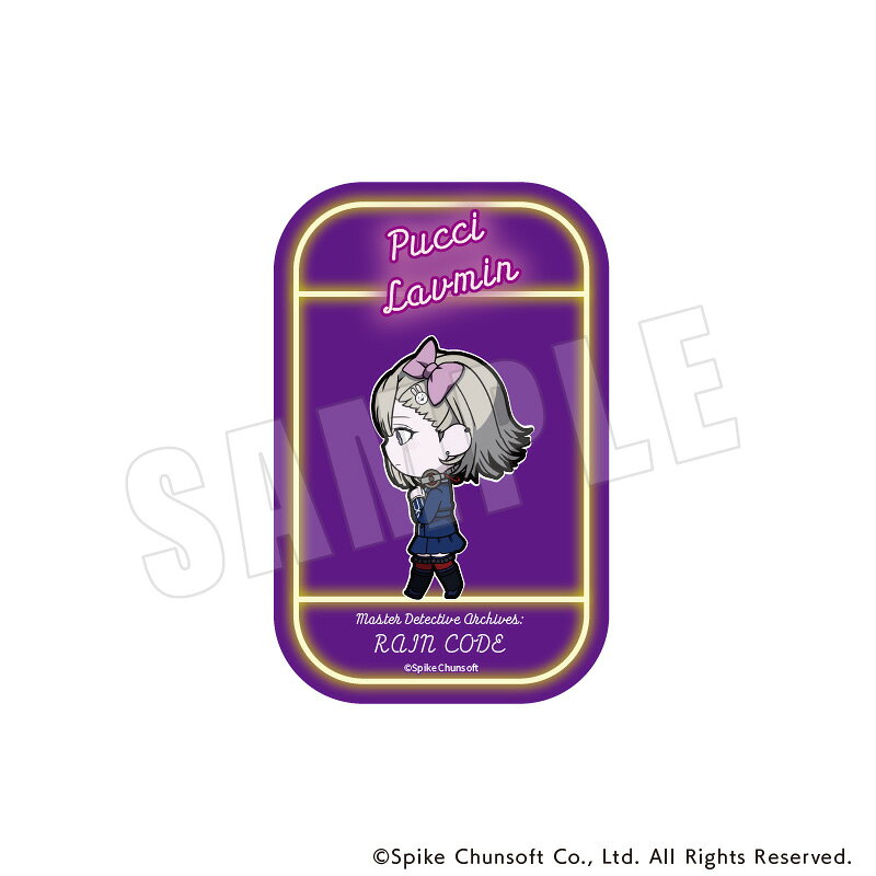 Rakuten - 【新品/公式】 超探偵事件簿 レインコード_きゃらまーち スクエアカンバッジ 10.プッチー　ラヴミン 公式グッズ 公式ライセンス colleize コレイズ アニメ キャラクター グッズ