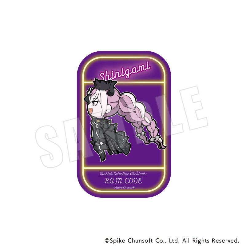 樂天商城 - 【新品/公式】 超探偵事件簿 レインコード_きゃらまーち スクエアカンバッジ 02.死に神ちゃん 公式グッズ 公式ライセンス colleize コレイズ アニメ キャラクター グッズ