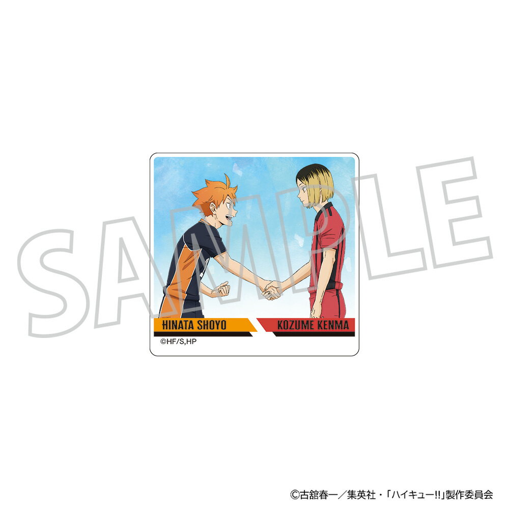 乐天商城 - 【新品/公式】 ハイキュー!!_ステッカー／日向翔陽・孤爪研磨 公式グッズ 公式ライセンス colleize コレイズ アニメ キャラクター グッズ