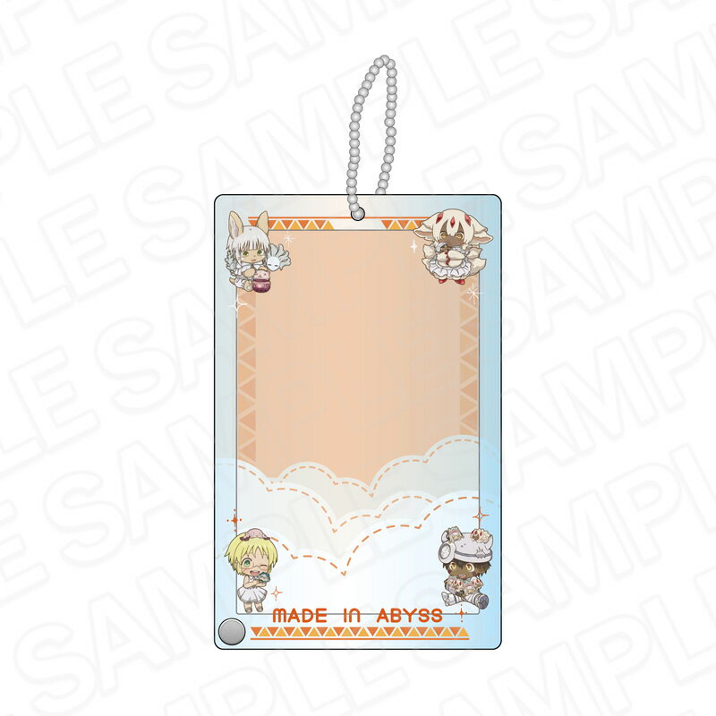 【新品/公式】 メイドインアビス 烈日の黄金郷_フォトフレームキーホルダー B ぬいと一緒 デフォルメ ver. 公式グッズ 公式ライセンス colleize コレイズ アニメ キャラクター グッズ
