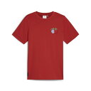 【新品/公式】 PUMA X ONE PIECE_Mサイズ_グラフィック Tシャツ/【バギー&黒ひげ】/CLUB RED 公式グッズ 公式ライセンス colleize コレイズ アニメ キャラクター グッズ