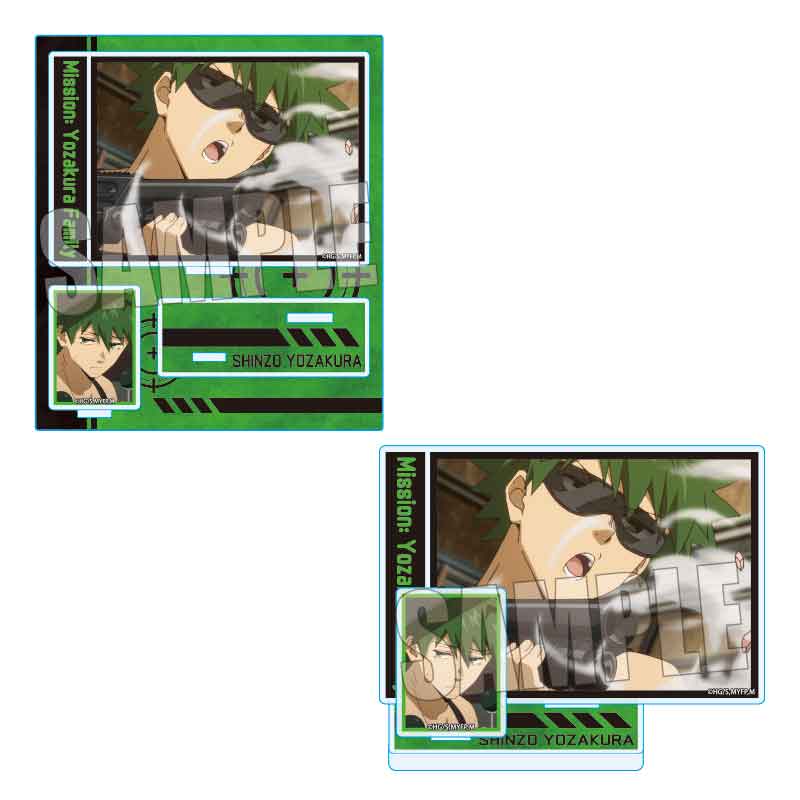 【新品/公式】 夜桜さんちの大作戦_アクリルスタンド 夜桜 辛三 公式グッズ 公式ライセンス colleize コレイズ アニメ キャラクター グッズ