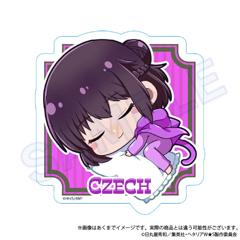 【新品/公式】 ヘタリアWorld★Stars_はぐっとないと ダイカットステッカー チェコ 公式グッズ 公式ライセンス colleize コレイズ アニメ キャラクター グッズ