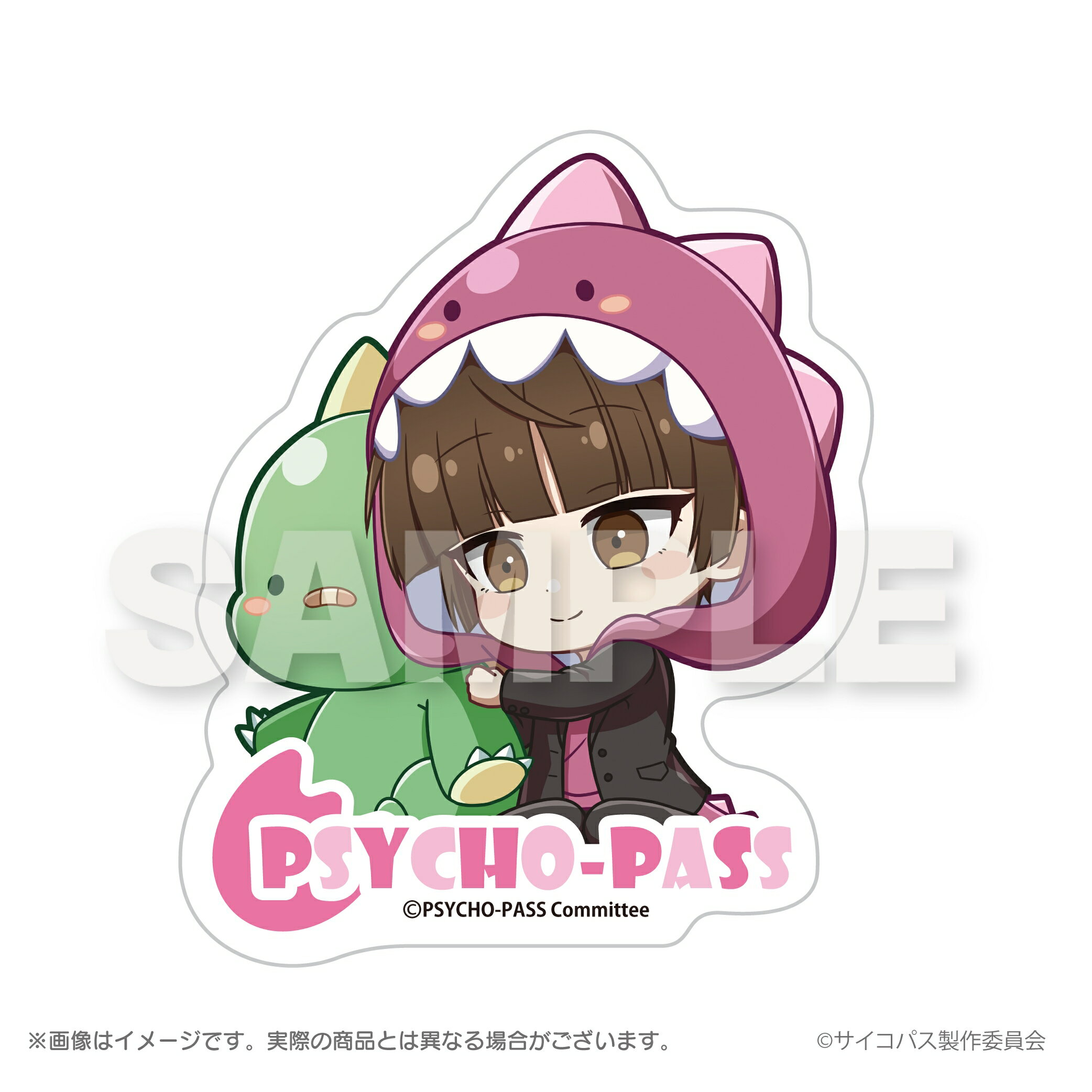 【新品/公式】 PSYCHO-PASS サイコパス_ぎゃおコレ ダイカットステッカー 常守朱 公式グッズ 公式ライセンス colleize コレイズ アニメ キャラクター グッズ