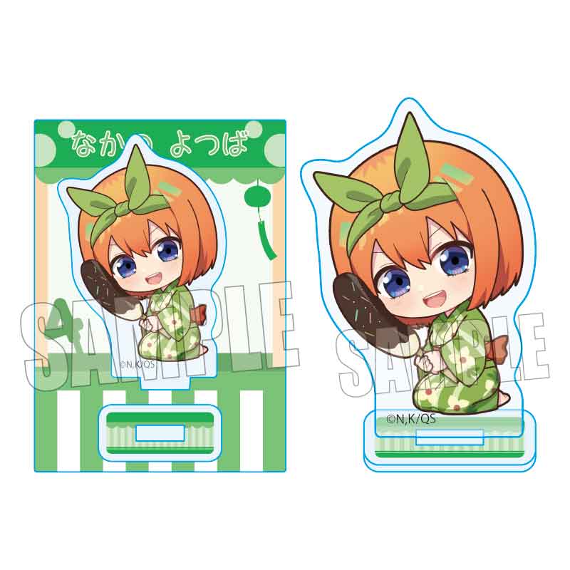 【新品/公式】 五等分の花嫁∽_ ぎゅぎゅっとミニスタンド/中野 四葉 公式グッズ 公式ライセンス colleize コレイズ アニメ キャラクター グッズ