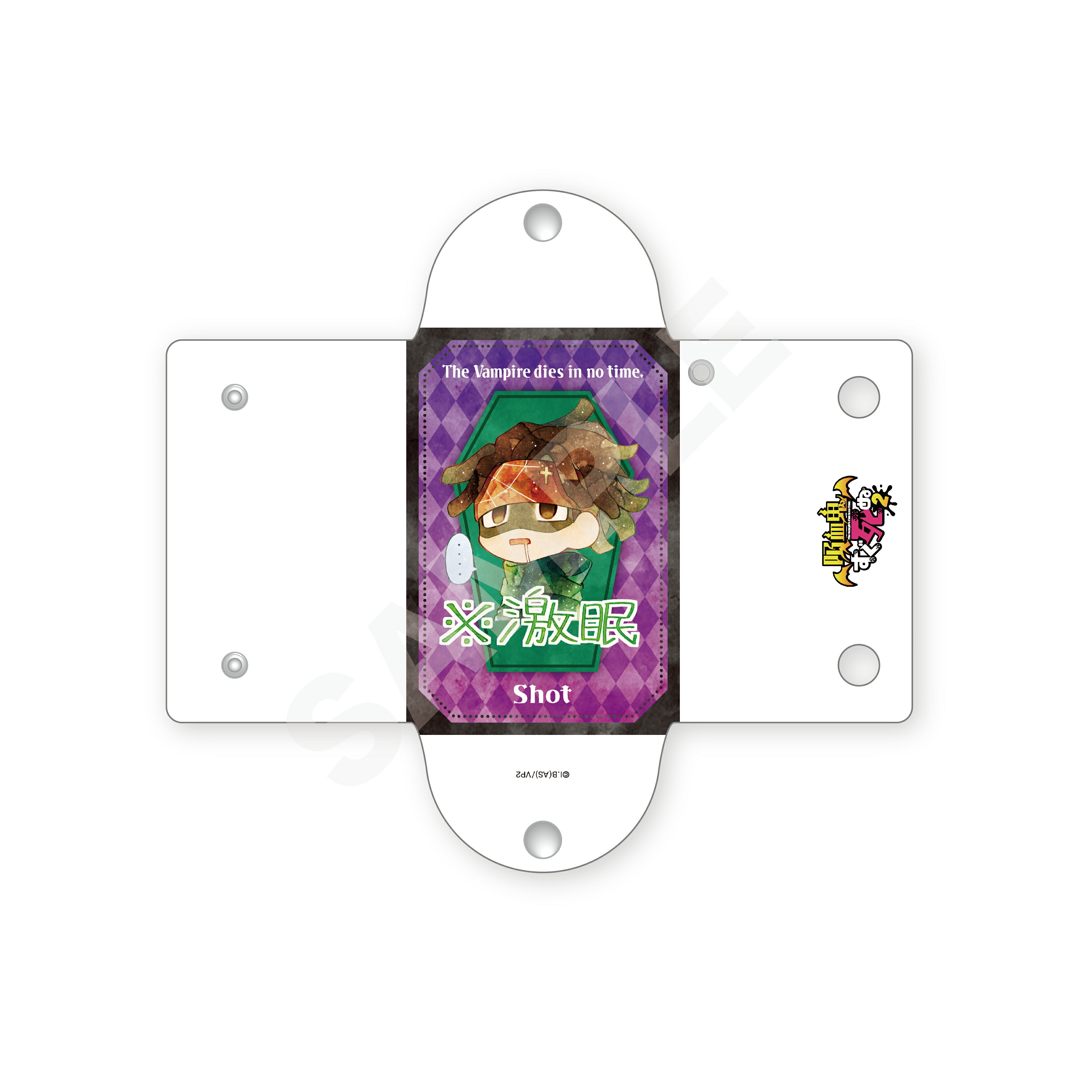 【新品/公式】 吸血鬼すぐ死ぬ2_※激眠 クリアマルチケース /07 ショット 公式グッズ 公式ライセンス colleize コレイズ アニメ キャラクター グッズ