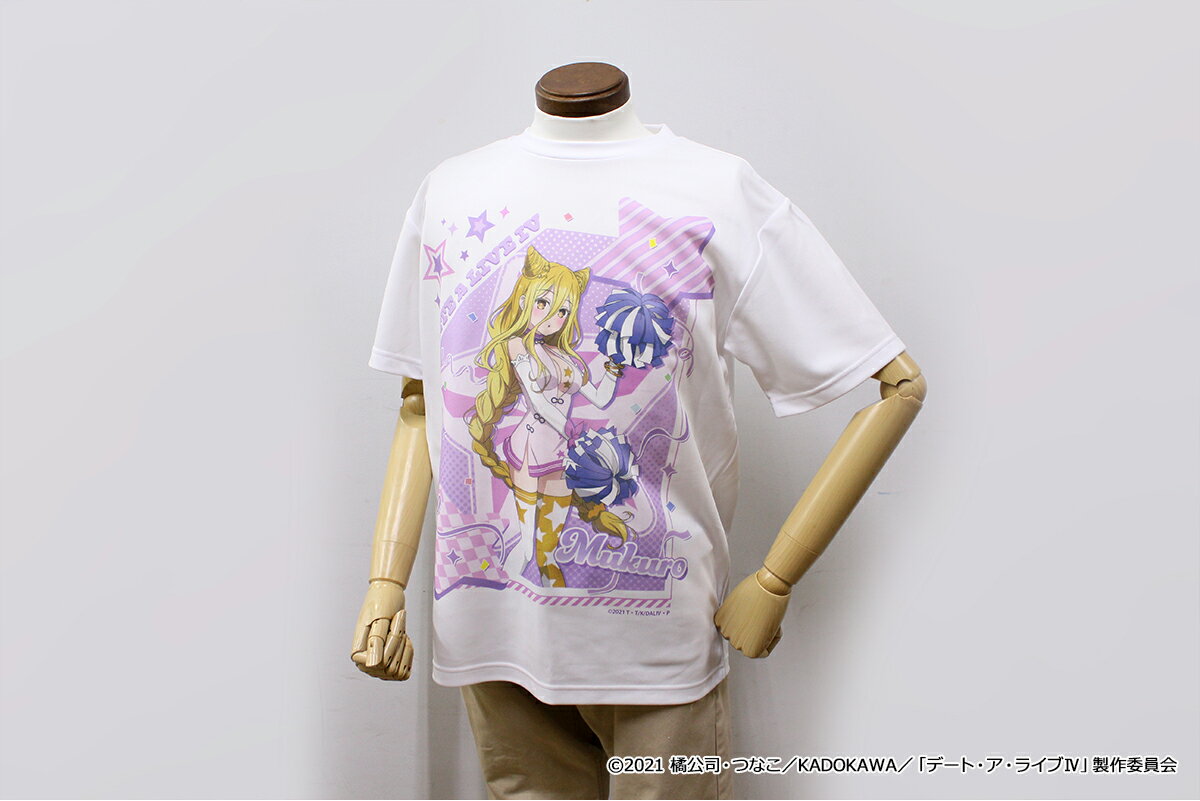 【新品/公式】 デート・ア・ライブ?_描き下ろし グラフィックTシャツ【星宮六喰】チアガール 公式グッズ 公式ライセンス colleize コレイズ アニメ キャラクター グッズ