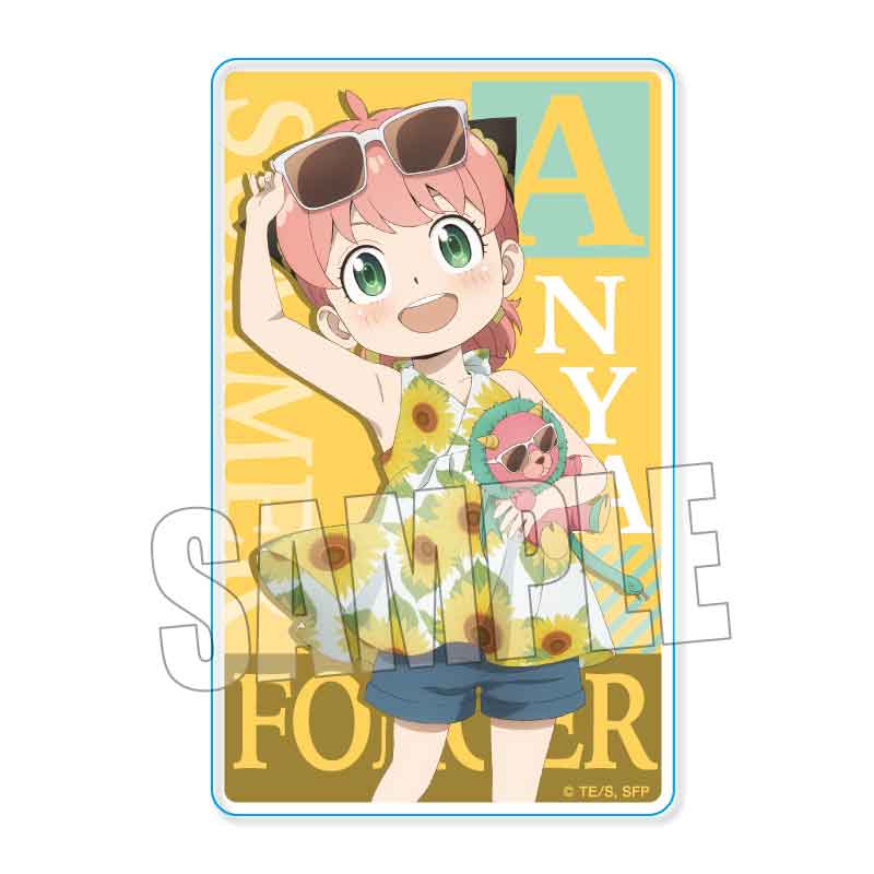 Rakuten - 【新品/公式】 SPY×FAMILY_アクリルカード/アーニャ・フォージャー (夏ver.) 公式グッズ 公式ライセンス colleize コレイズ アニメ キャラクター グッズ