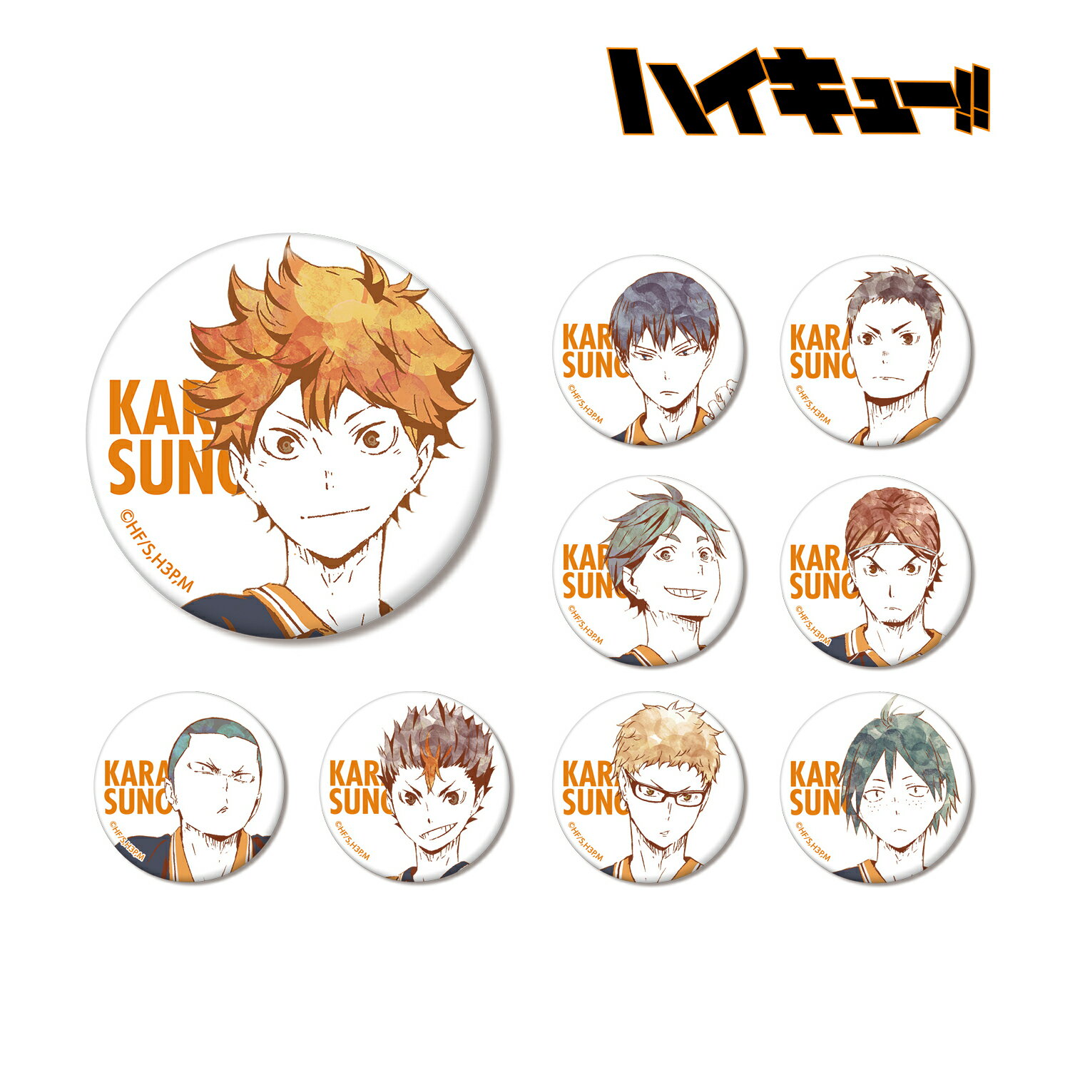 【新品/公式】 ハイキュー!!_トレーディング Ani-Art 缶バッジ Ver.A(単位/BOX) 公式グッズ 公式ライセンス colleize コレイズ アニメ キャラクター グッズ