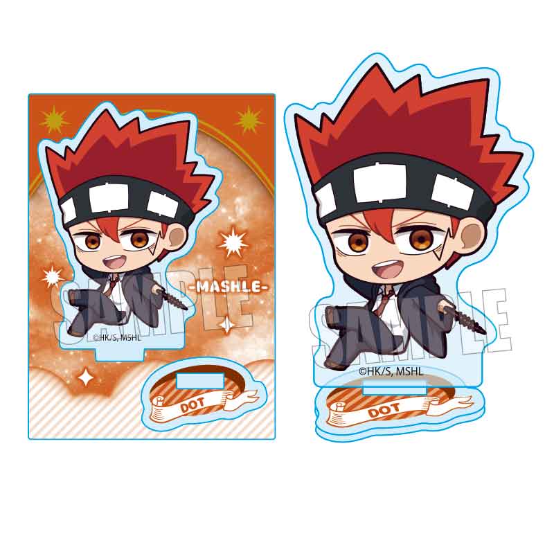 【新品/公式】 マッシュル-MASHLE-_ぷかっしゅミニスタンド/ドット・バレット 公式グッズ 公式ライセンス colleize コレイズ アニメ キャラクター グッズ