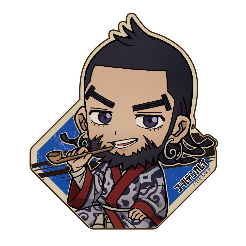 Rakuten - 【新品/公式】 ゴールデンカムイ_ウッドクリップ(安全ピン付) キロランケ 公式グッズ 公式ライセンス colleize コレイズ アニメ キャラクター グッズ