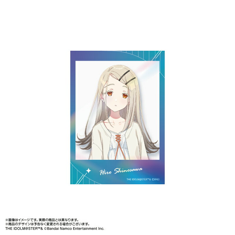 [신품/공식] 학원 아이돌 마스터_인스턴트 포토풍 다이컷 스티커 시노자와 히로 공식 상품 공식 라이센스 colleize 콜레이즈 애니메이션 캐릭터 상품