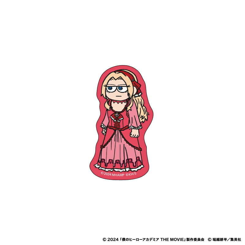 【新品/公式】 僕のヒーローアカデミア 劇場版_ジロリ ダイカットステッカー(アンナ・シェルビーノ) 公式グッズ 公式ライセンス colleize コレイズ アニメ キャラクター グッズ