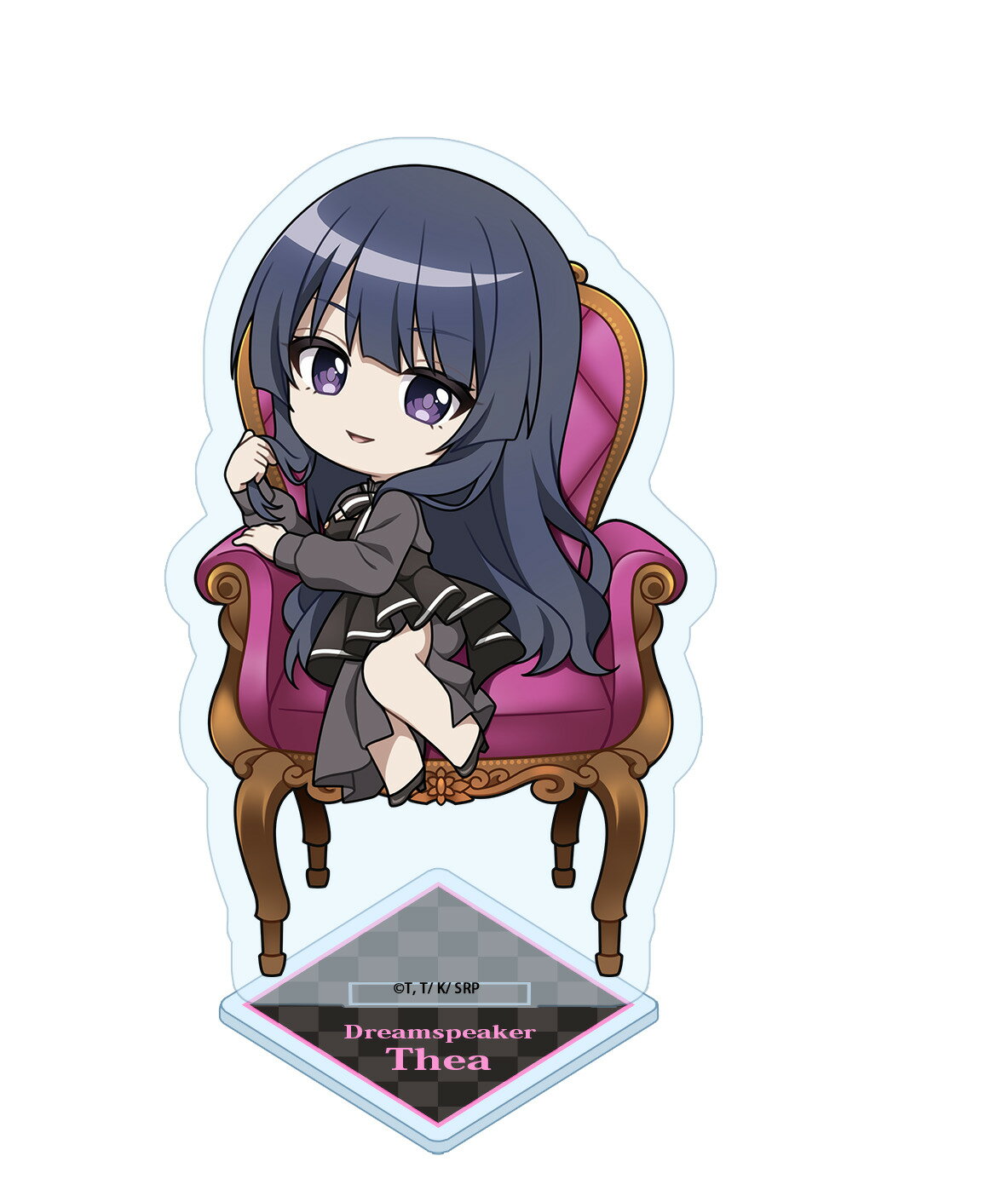 【新品/公式】 スパイ教室_ぷちちょこアクリルスタンド【ティア】 公式グッズ 公式ライセンス colleize コレイズ アニメ キャラクター グッズ